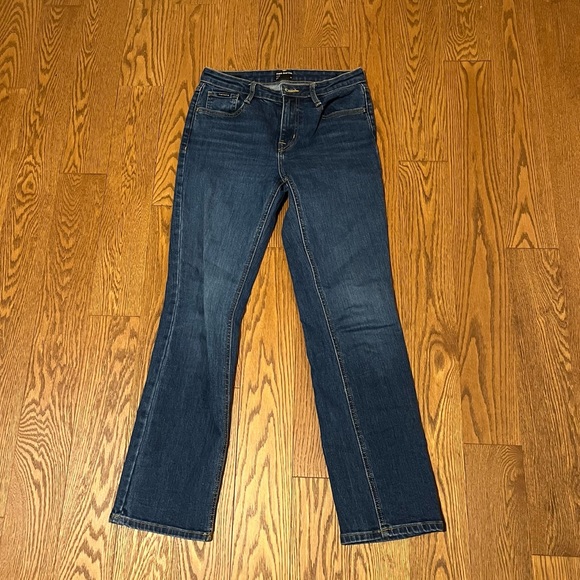 Frank and Oak Joan Bootcut Dark Wash Denim - Picture 2 of 8